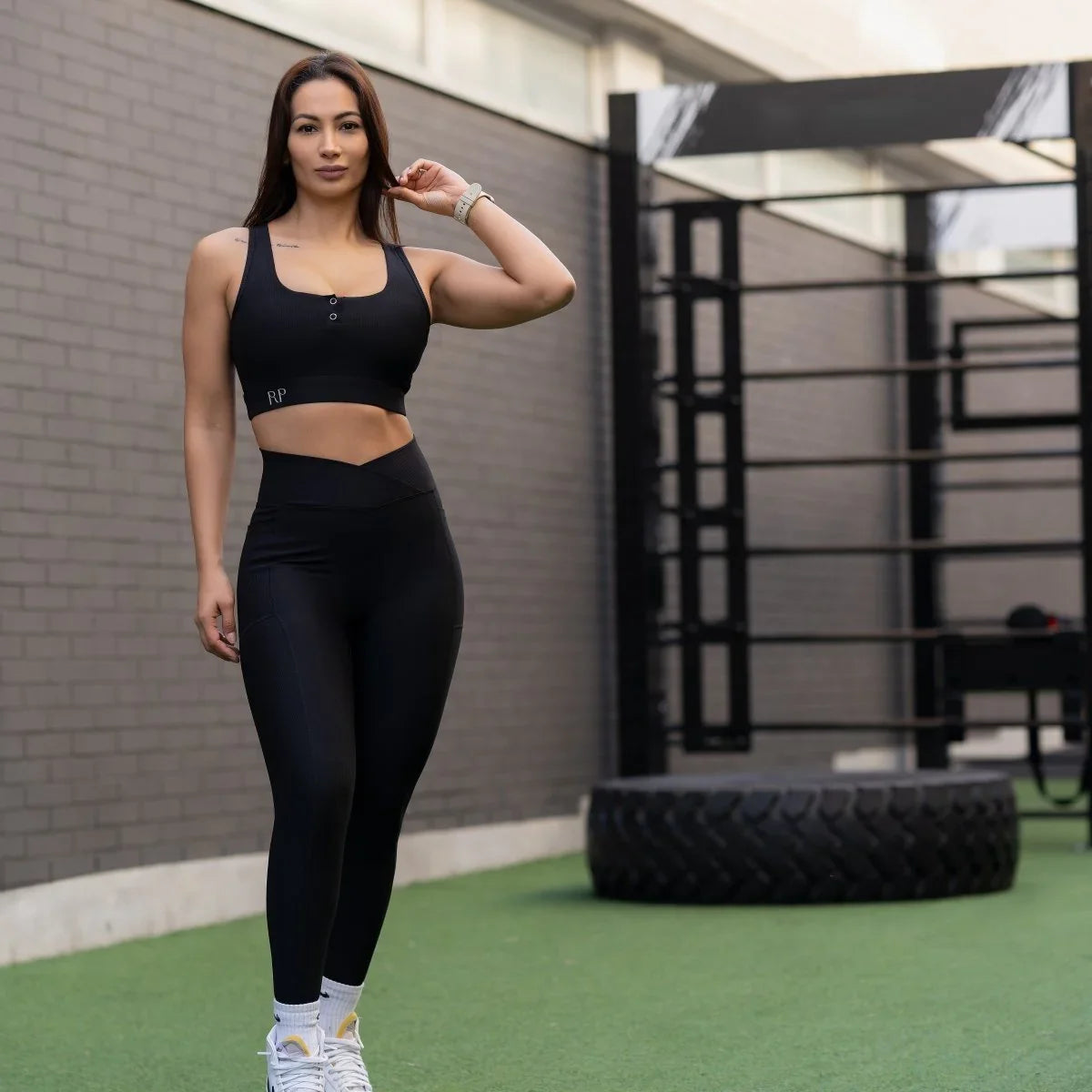 The Body Pocket Leggings Rockstar Peach