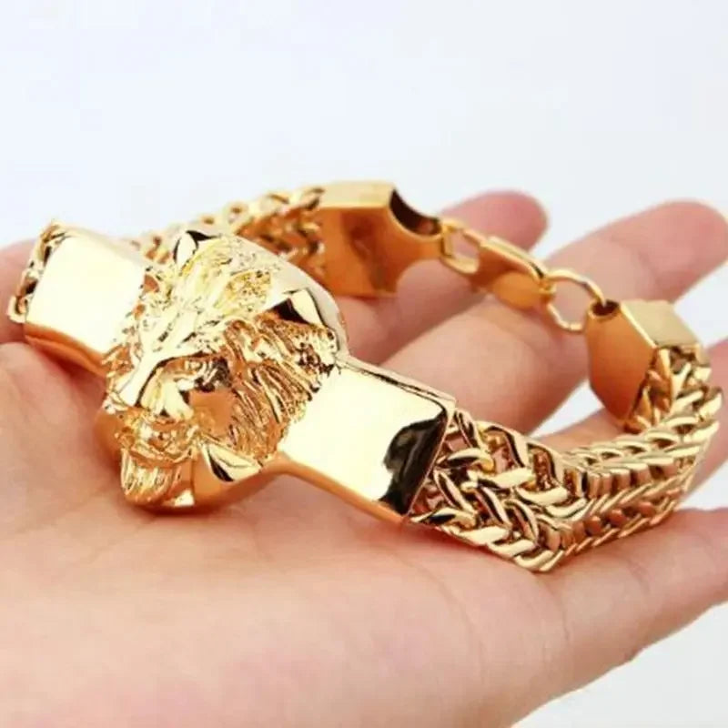 Lion Link Chain Bracelet