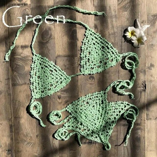 Lulu Crochet Micro Bikini - LUXLIFE BRANDS
