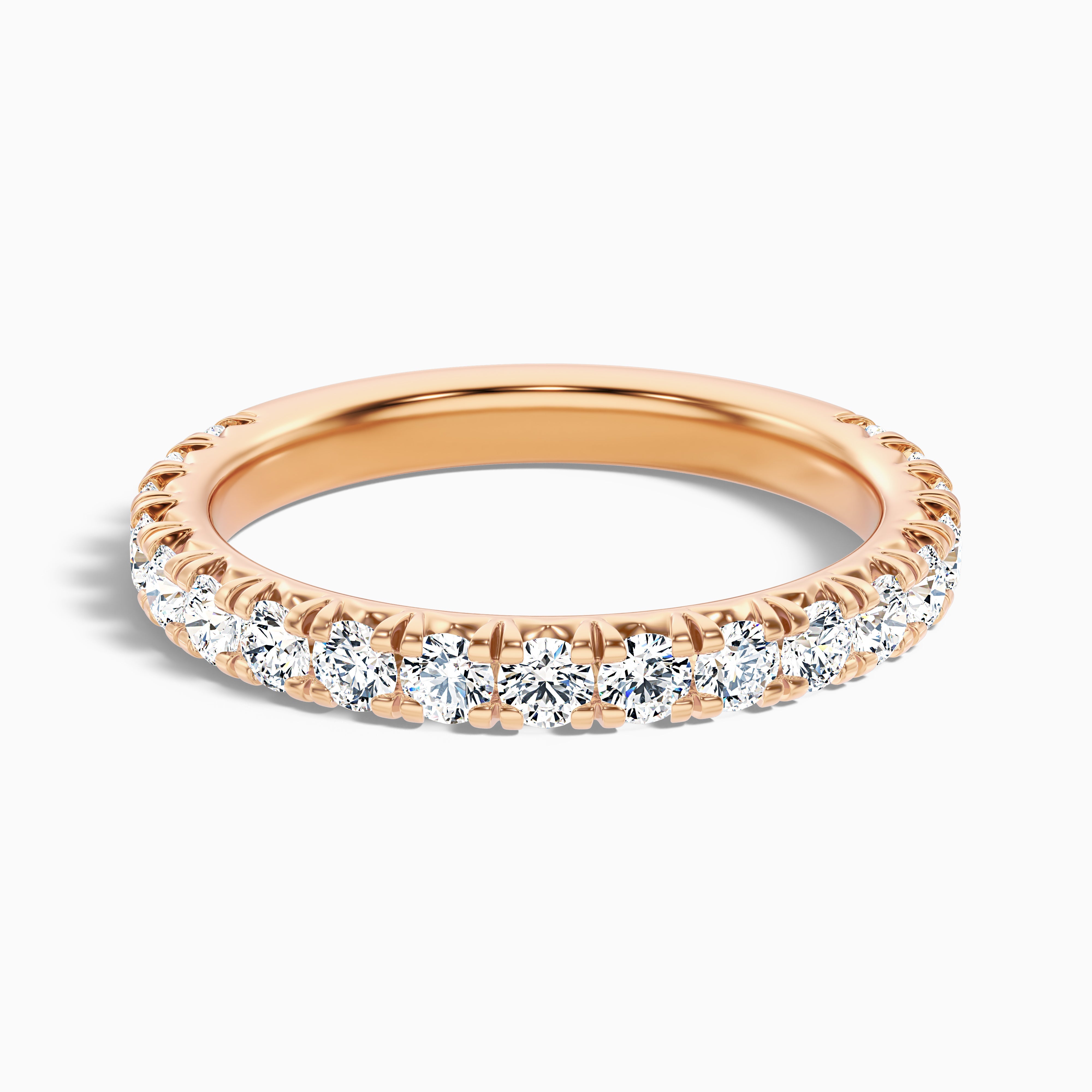 Ceryn Round Cut 3/4 Eternity Lab Grown Diamond Wedding Band