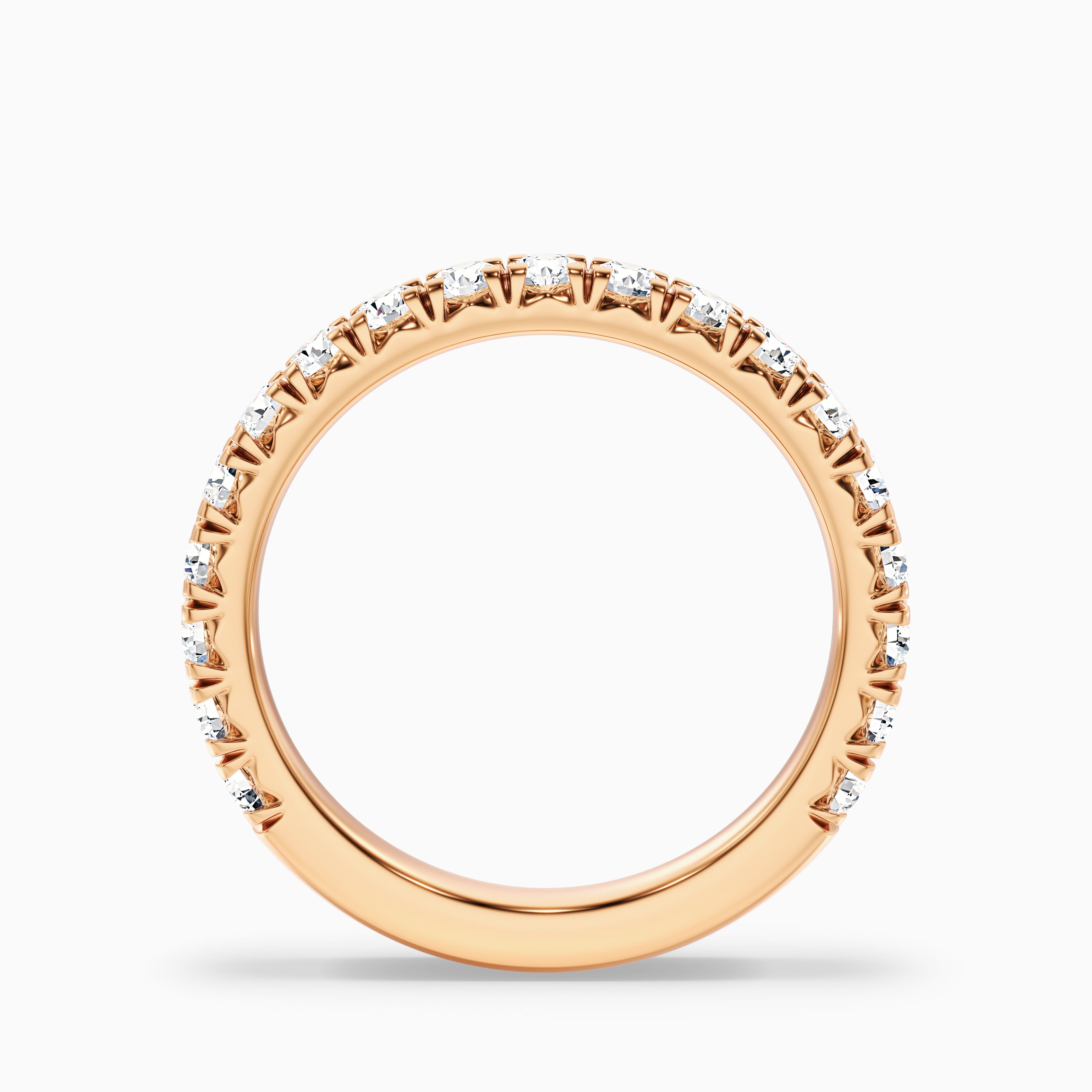 Ceryn Round Cut 3/4 Eternity Lab Grown Diamond Wedding Band