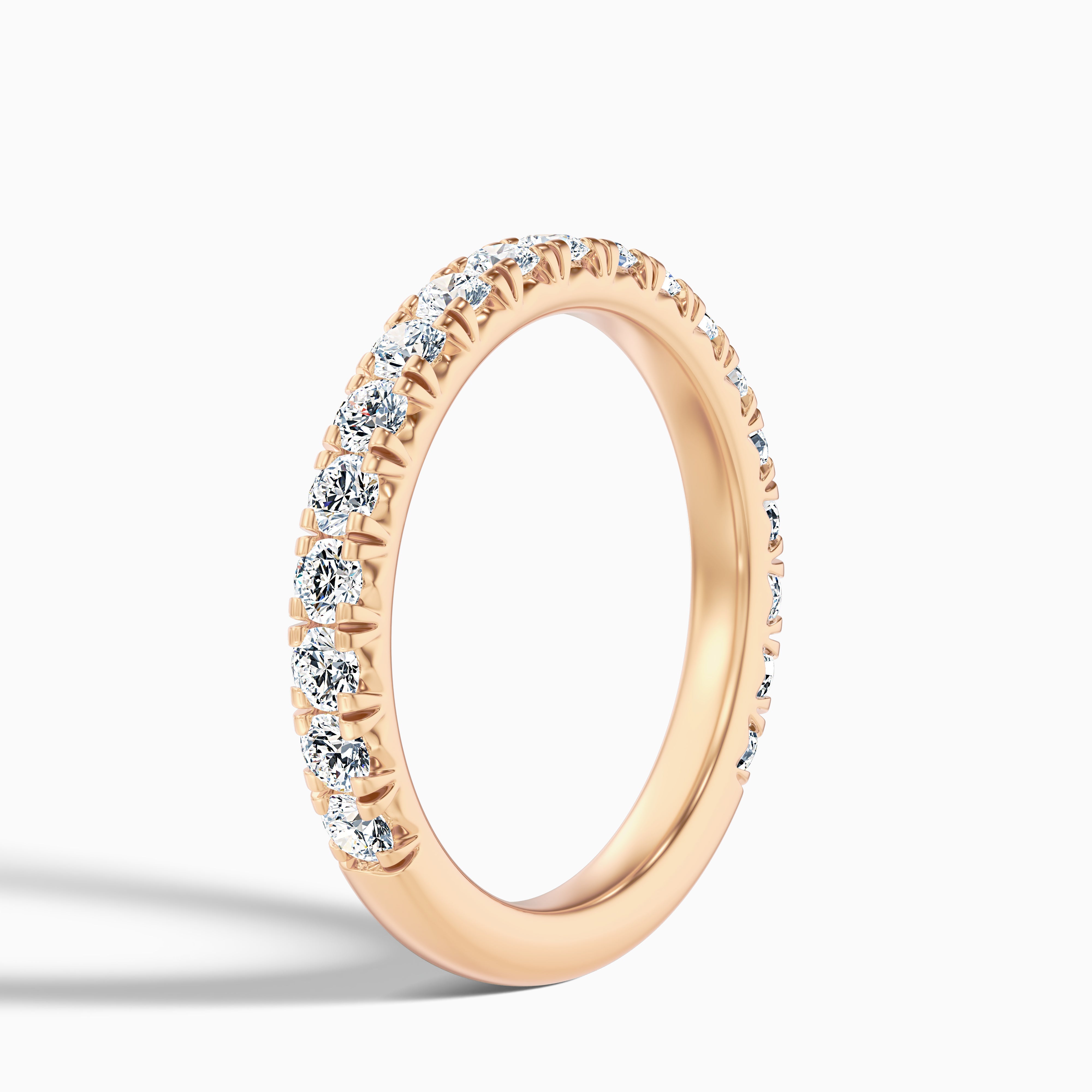 Ceryn Round Cut 3/4 Eternity Lab Grown Diamond Wedding Band