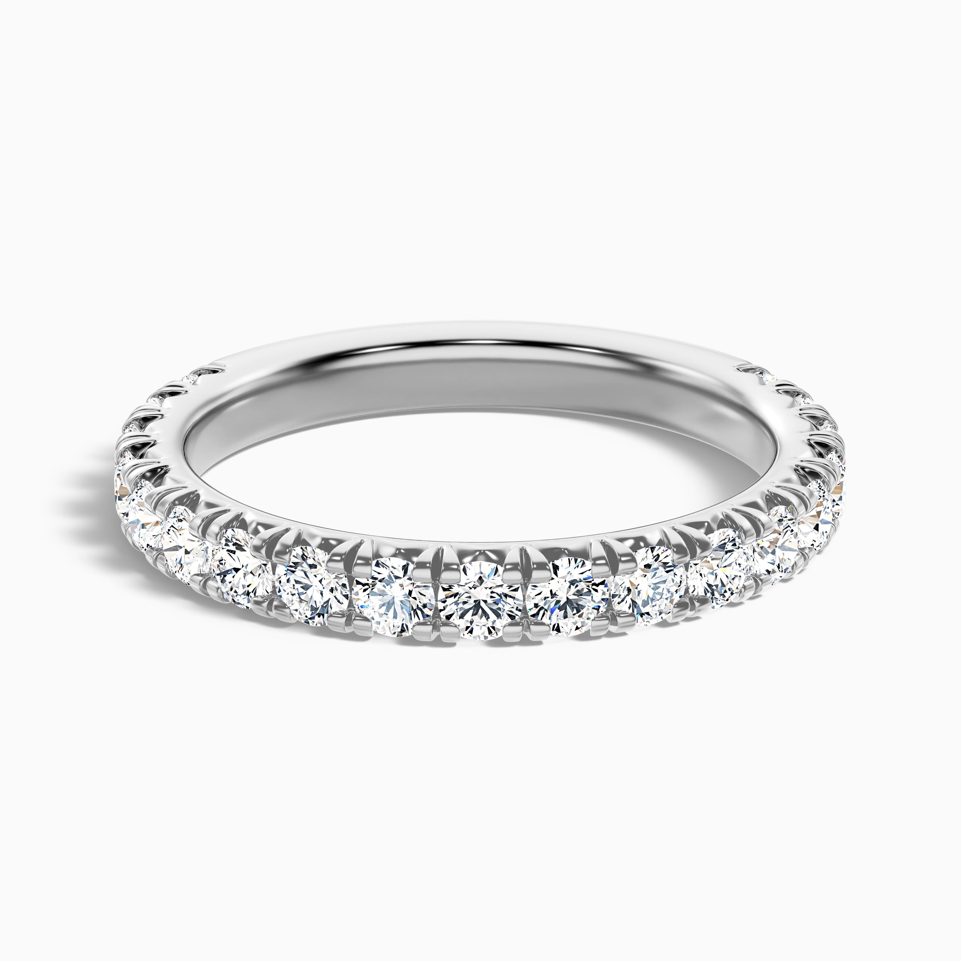Ceryn Round Cut 3/4 Eternity Lab Grown Diamond Wedding Band