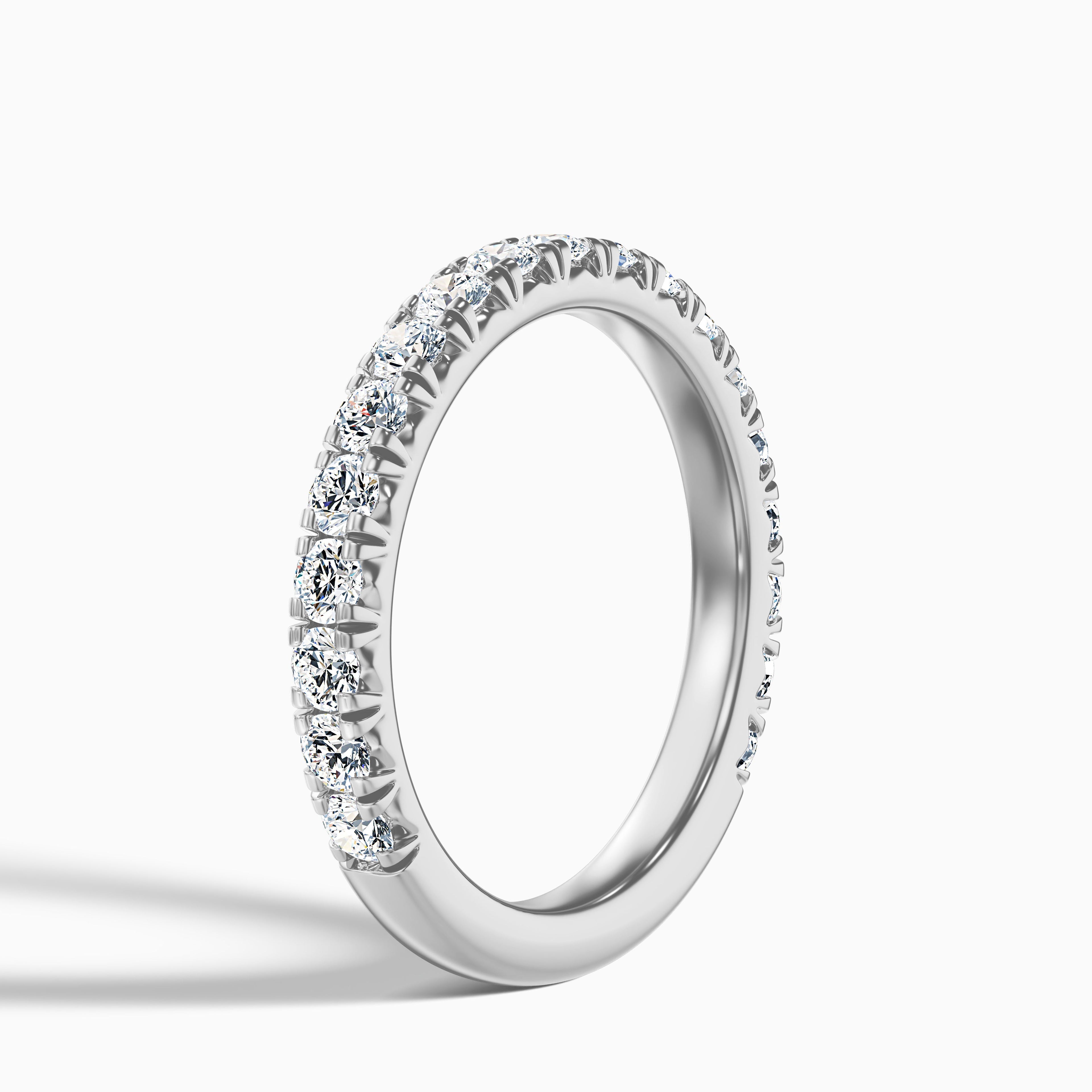 Ceryn Round Cut 3/4 Eternity Lab Grown Diamond Wedding Band