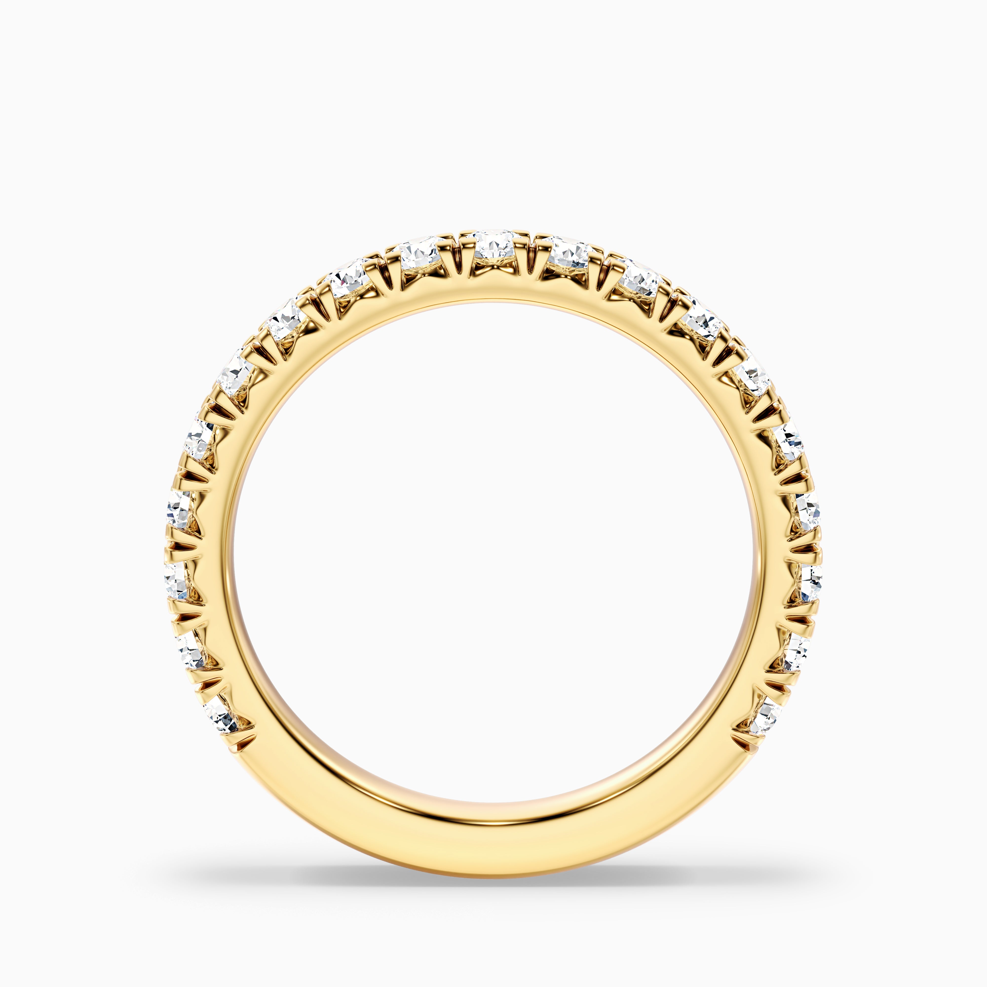 Ceryn Round Cut 3/4 Eternity Lab Grown Diamond Wedding Band