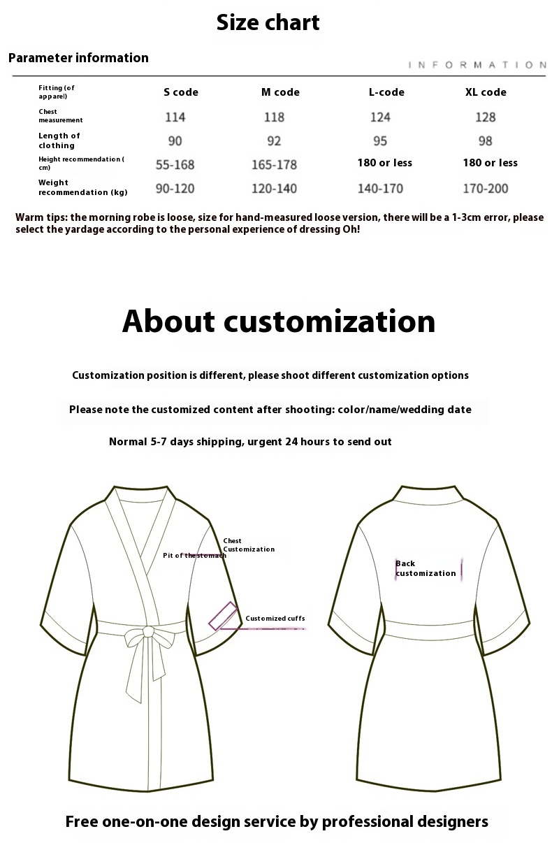 Custom Satin Bridesmaid Robes – Personalized with Name, Title, or Date | Wedding Party Gifts SelenaHuanStudio