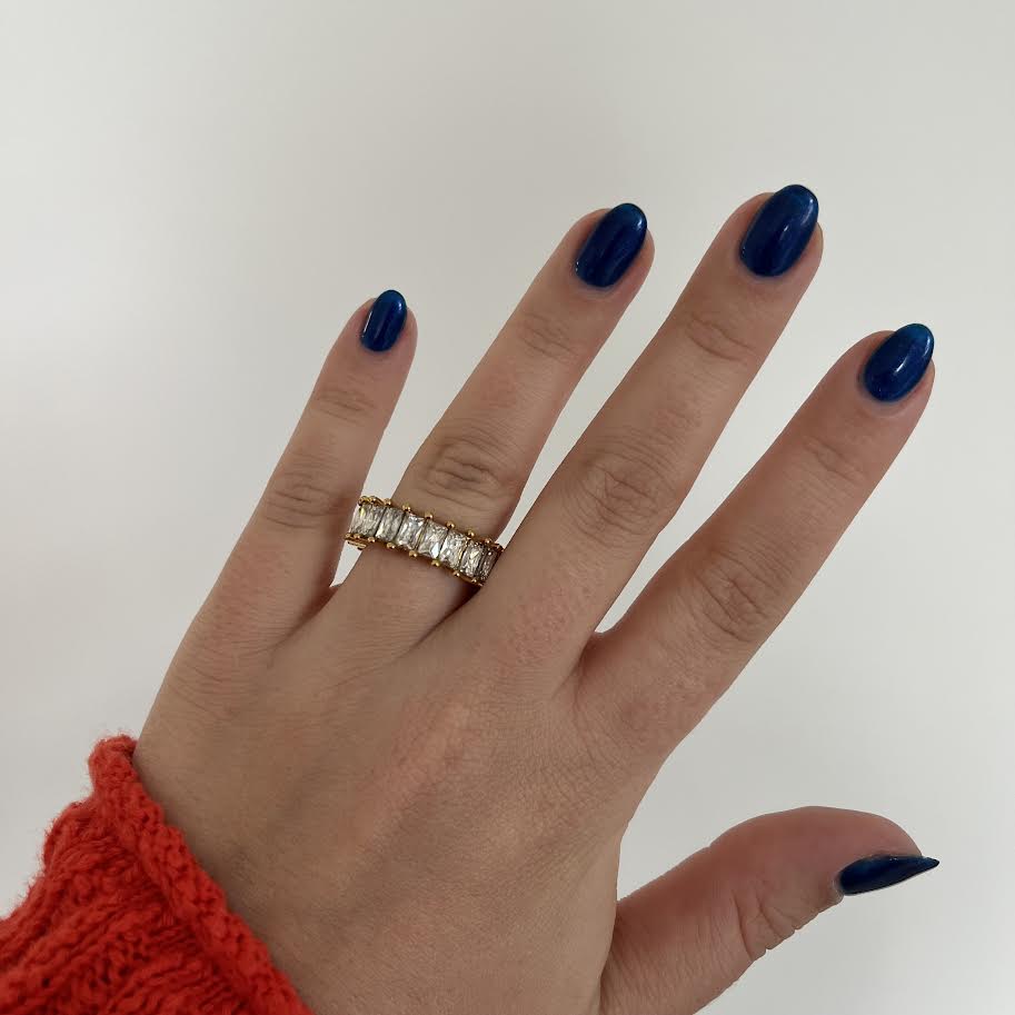 Clear Baguette Ring
