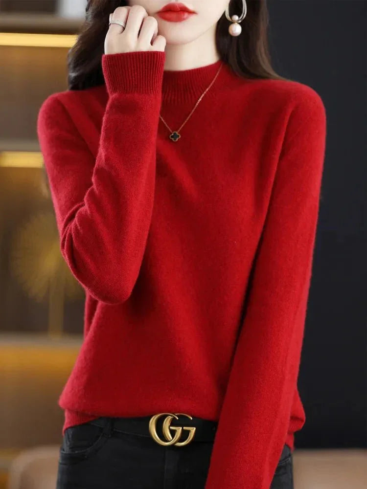 100% Merino Wool Cashmere Sweater - Luxlife Brands