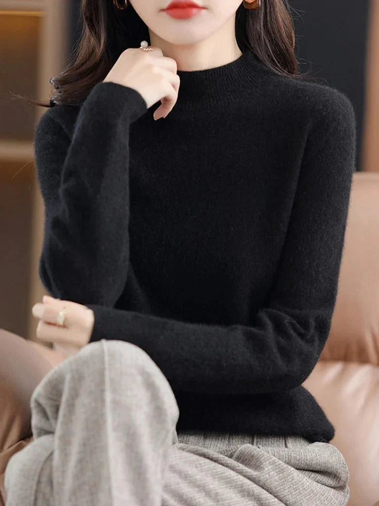 100% Merino Wool Cashmere Sweater - Luxlife Brands