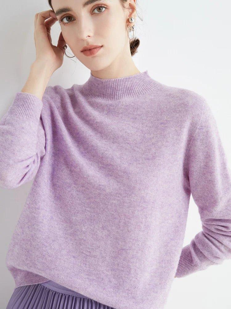 100% Merino Wool Cashmere Sweater - Luxlife Brands