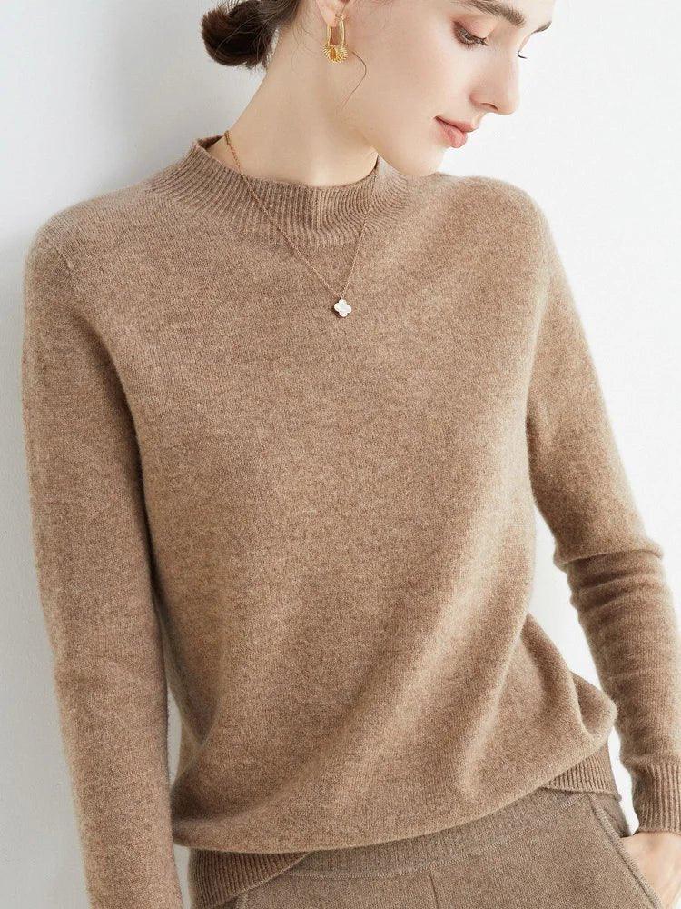 100% Merino Wool Cashmere Sweater - Luxlife Brands