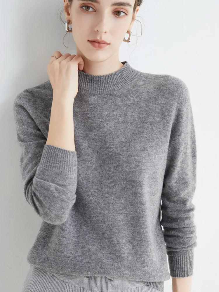 100% Merino Wool Cashmere Sweater - Luxlife Brands