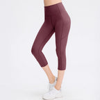 Pants Pocket Women Stretch Skinny Hip Raise Fitness Running Workout Pant Bella Mia