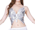 Sequined Performance Show Top Belly Dance Sequined Butterfly Bra DS Nightclub Stage Sequined Butterfly Top Bella Mia