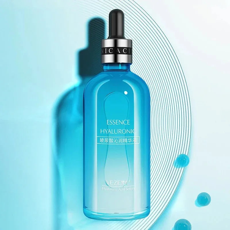 100ML Hyaluronic Acid Moisturizing Serum Face Essence Shrink Pores Brightening Lifting Facial Serum Skin Care - Luxlife Brands