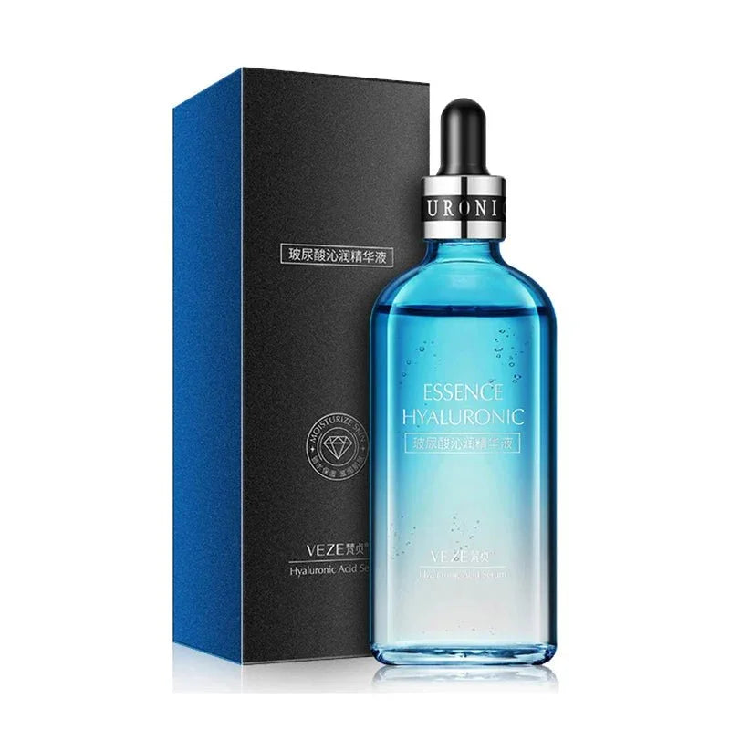 100ML Hyaluronic Acid Moisturizing Serum Face Essence Shrink Pores Brightening Lifting Facial Serum Skin Care - Luxlife Brands