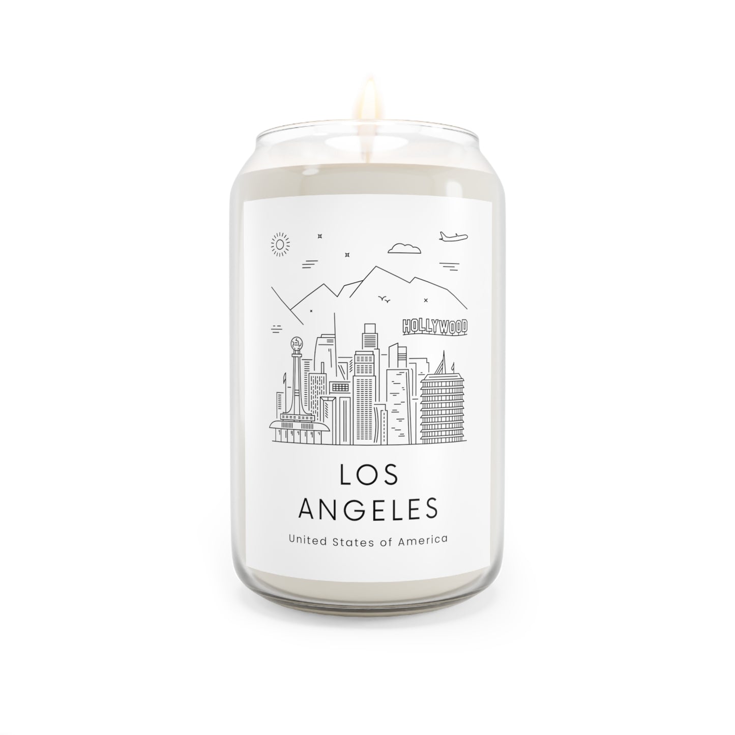 Los Angeles Scented Candle, 13.75oz Printify