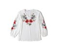 Loose Design Shirt Women Autumn Women Clothing Embroidered Shirt Bella Mia