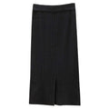 Knitted Skirt Women Autumn Winter with Sweater High Waist Mid Length Wool Thickened Split Hip Skirt Tide Bella Mia