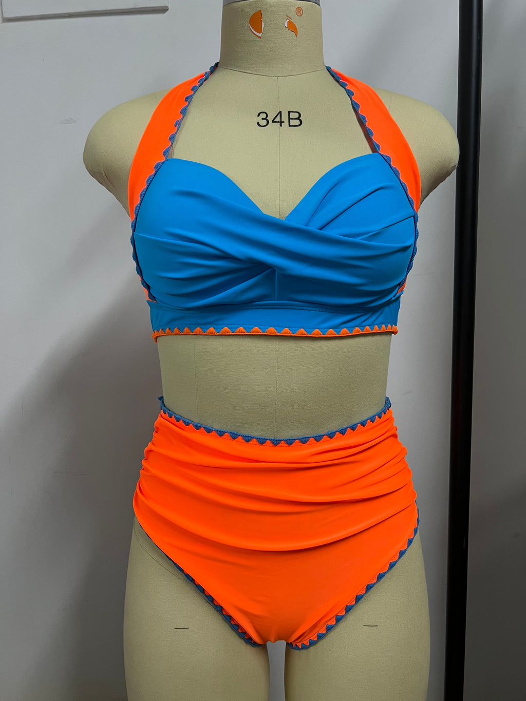 Bikini Swimsuit Women Twisted Swimwear Push Up Bikini Set High Waist Bathing Suit Bella Mia