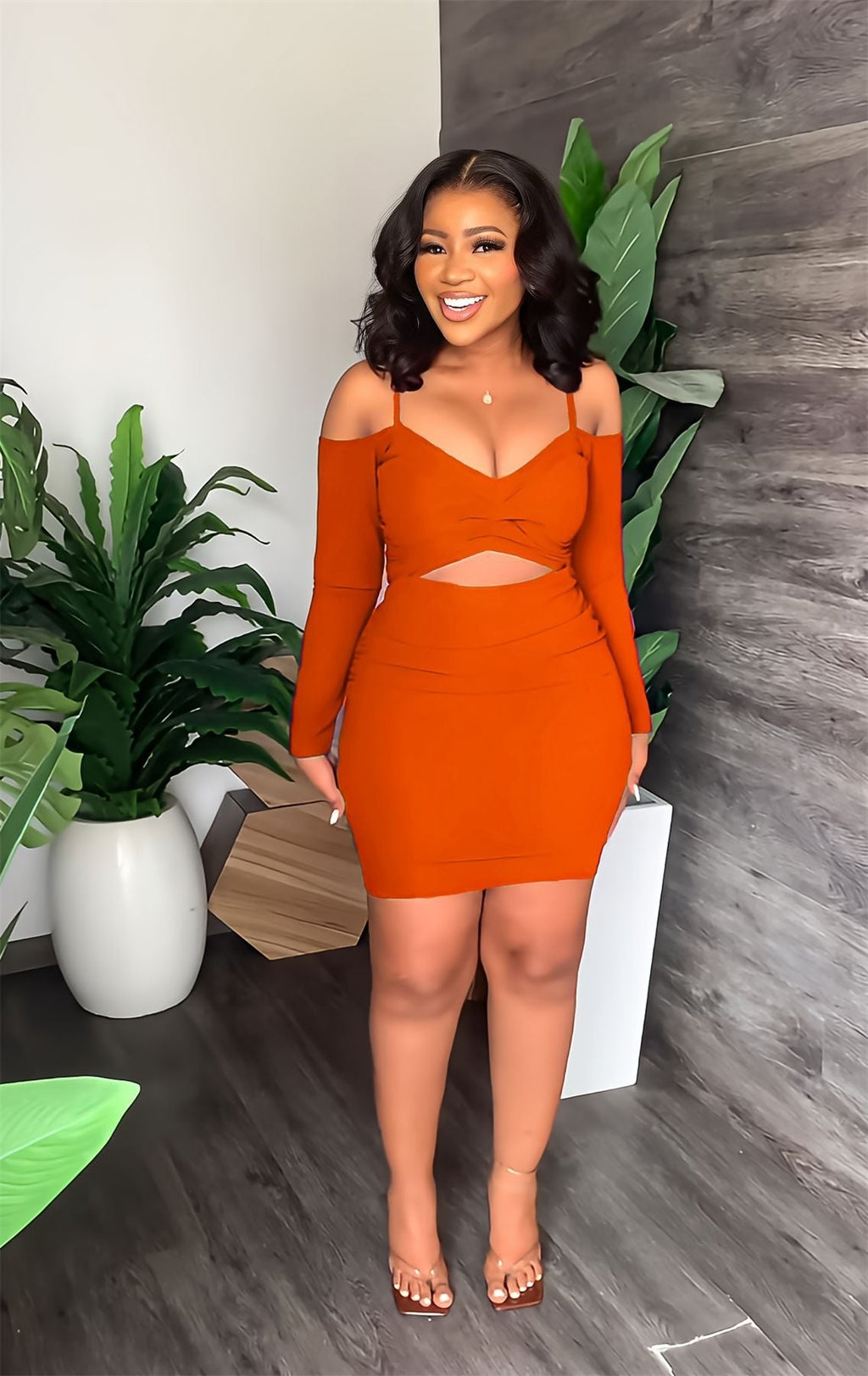 Sexy Slim Fit All Match Off The Shoulder Strap Mini Sheath Dress Bella Mia