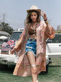 Batch Loose Positioning Printed Shawl Kimono MidLength Women Bella Mia