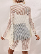Summer Spring Summer Hollow Out Beach Seaside Vacation Knitted Blouse Women Knitwear Bella Mia