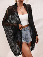 Summer Spring Summer Hollow Out Beach Seaside Vacation Knitted Blouse Women Knitwear Bella Mia