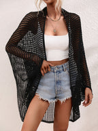 Summer Spring Summer Hollow Out Beach Seaside Vacation Knitted Blouse Women Knitwear Bella Mia