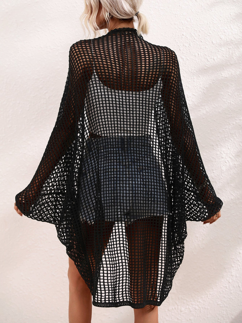 Summer Spring Summer Hollow Out Beach Seaside Vacation Knitted Blouse Women Knitwear Bella Mia