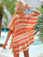 Summer Popular Beach Cover Up Hollow Out Cutout Out Rope Holiday Knitwear Bella Mia