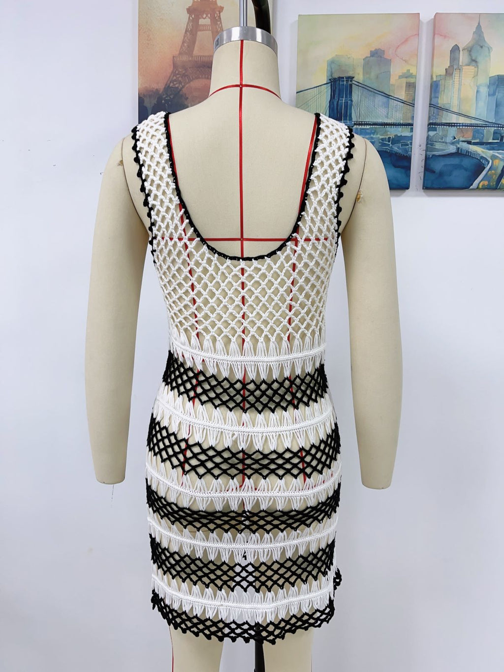 Spring Summer Knitted Long Pullover Loose Color Women Knitwear Bella Mia