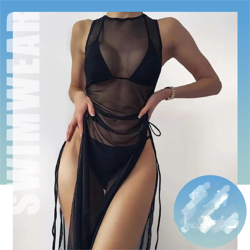 Swimsuit Bikini Women Bikini Three Piece Swimsuit Solid Color Sexy Split Swimsuit Bella Mia