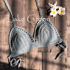 Hand Crocheting Knitting Bikini Wrapped Chest Lady Sexy All-Match Spring Split Swimsuit Bella Mia