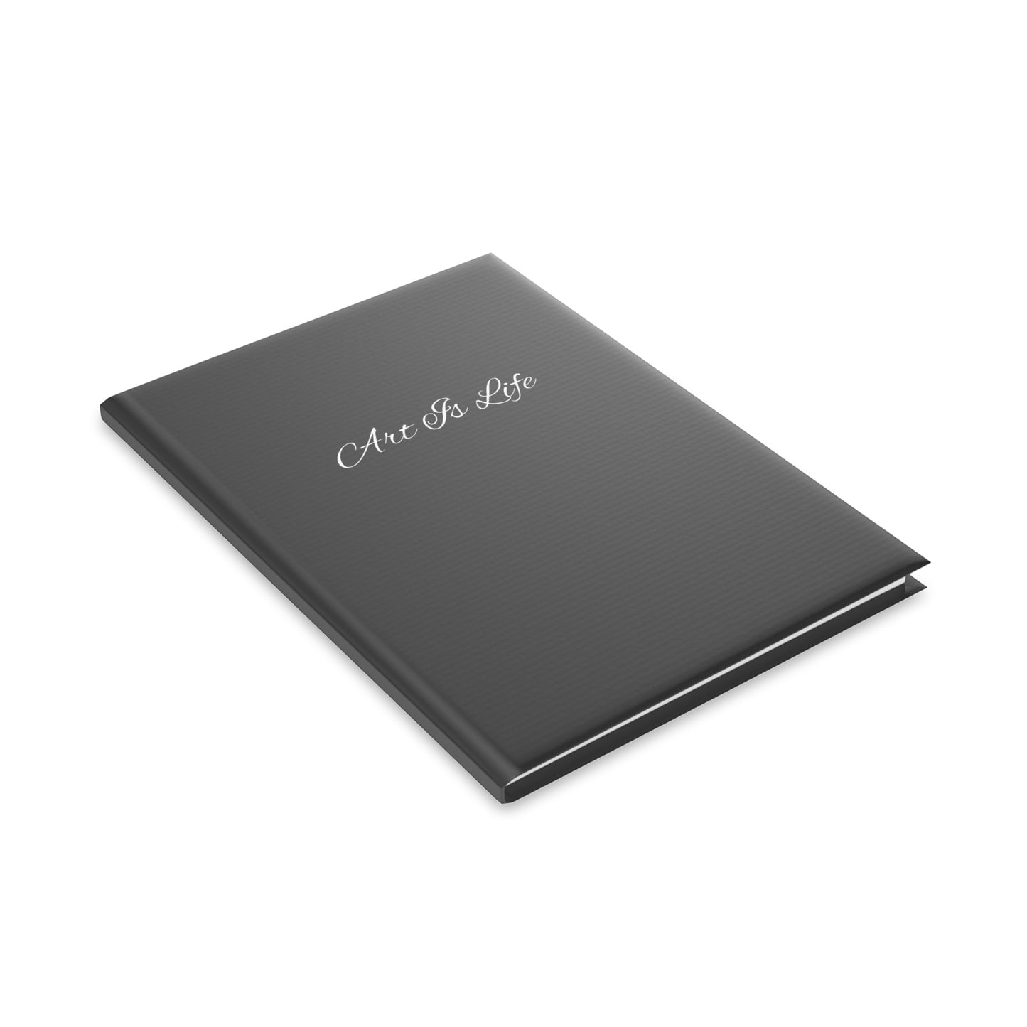 Art Is Life Blank Sheet Notebook with Puffy Cover