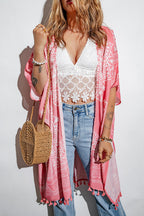 Brown Anja Tassel Kimono Bella Mia