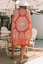 Brown Anja Tassel Kimono Bella Mia