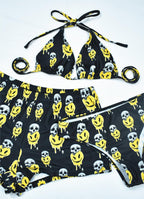 Women Sexy Printed Three Piece Set Bikini Bella Mia