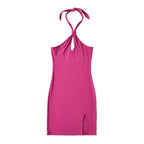 Spring Summer Sexy Halter Off The Shoulder Slim Dress Backless Hip Dress Bella Mia