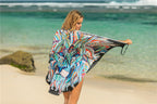 Animal Print Shawl Skirt Anti DDoS Skirt Swimsuit Outer Lining Cross Wear Irregular Asymmetric Suspender Skirt Bella Mia