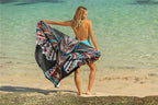 Animal Print Shawl Skirt Anti DDoS Skirt Swimsuit Outer Lining Cross Wear Irregular Asymmetric Suspender Skirt Bella Mia
