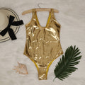Bronzing Fabric Criss Cross Body Women Swimsuit Reflective Gold Silver Sexy Bikini Retail Bella Mia