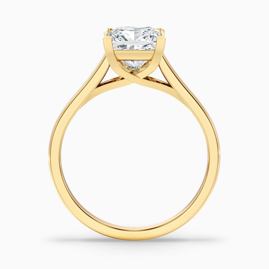 Kai 2.5 Carat Princess Cut Solitaire Moissanite Engagement Ring in 14k White Gold