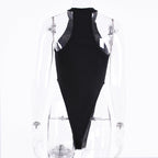 Popular Autumn Sexy Slim-fit All-match Sleeveless Leotard Bella Mia