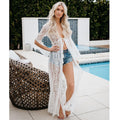 Lace Sun Protective Clothing Women Beach Jacket Bikini Swimsuit Blouse Outer Wear Cardigan Bella Mia