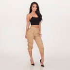 Women Clothing Casual Cropped Pants Workwear Harem Pants Bella Mia