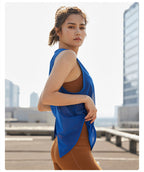Mesh Breathable Sports Blouse Women Running Workout Quick Drying T shirt Sleeveless Vest Yoga Clothing Top Bella Mia