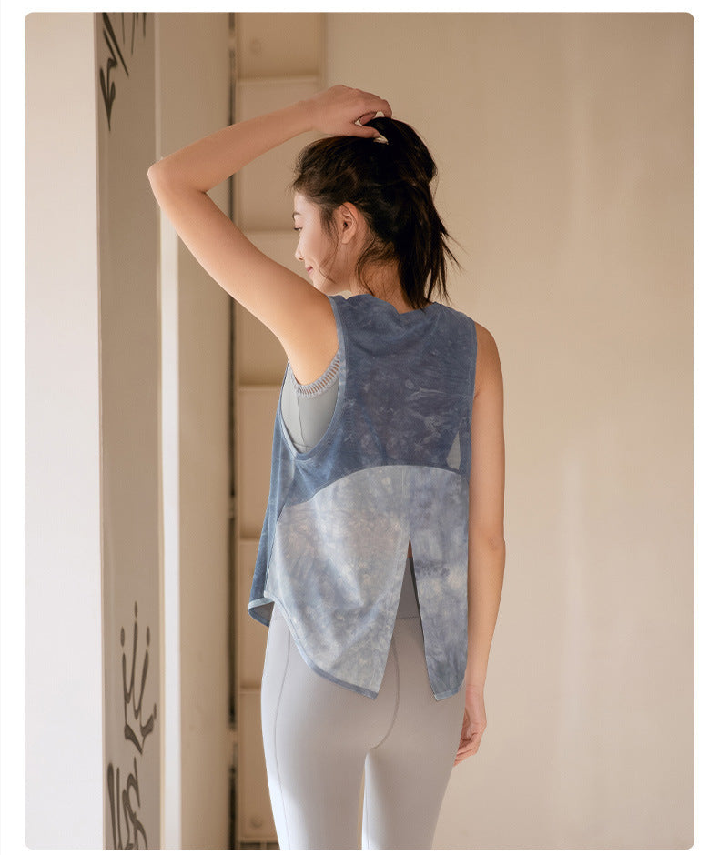 Mesh Breathable Sports Blouse Women Running Workout Quick Drying T shirt Sleeveless Vest Yoga Clothing Top Bella Mia