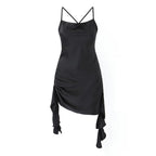 Spring Sexy Sexy Backless V neck Three Dimensional Floral Ribbon Slim Fit Sexy Dress Bella Mia