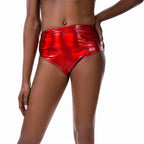 Metallic Sexy Women Triangle Shorts Colorful Bright Leather Swimming Trunks Laser Holographic Leggings Bella Mia